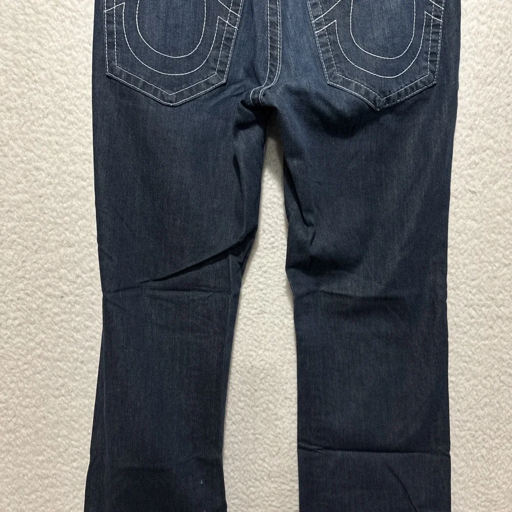 Vintage True Religion Men's Bobby Blue Straight Jeans Size 34 Made In‎ USA